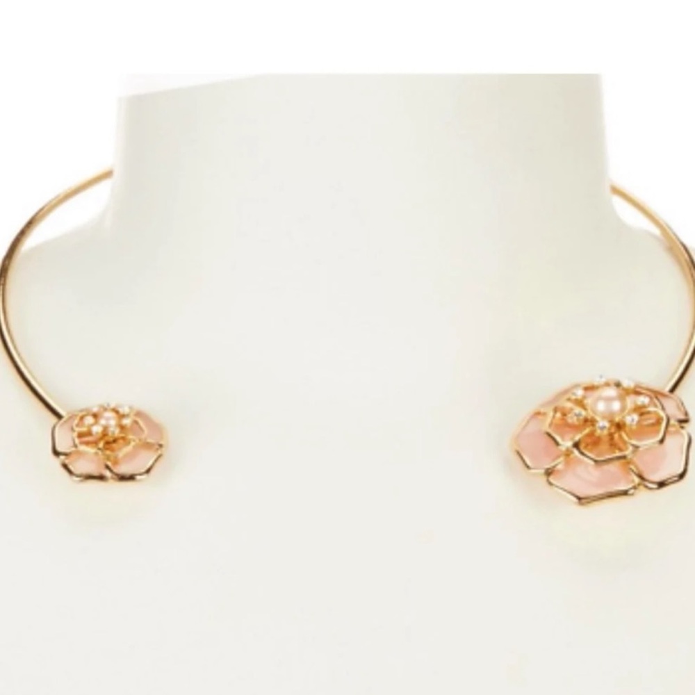 $128 Kate Spade Sunset Blossoms Collar Necklace
